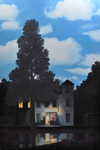 Das Reich der Lichter (nach Ren&eacute; Magritte)